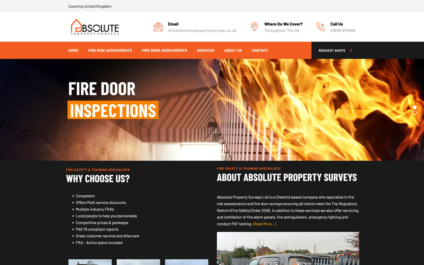 Absolute Property Surveys Fire Safety Website